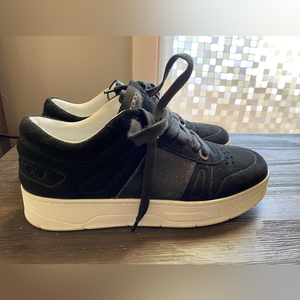 Jimmy Choo Black Hawaii Sneaker